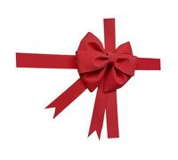 Fenteer Big Bow DIY Making Kit Photo Prop Office Car Huge Present Engagement Ceremony Shower Backdrop Giant Bow Wall Decoration, Dark Red