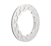 Fenteer Bike Cassette Lock Flywheel Cover Aluminum Alloy Spare Repair Road Bike Part for Base System Outdoor, Silver