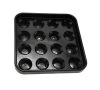 Fenteer Billiard Ball Holder Tray Pool Ball Carrying Tray Portable Container Accessories Stand Organizer Rack for Bar Home Game Rooms