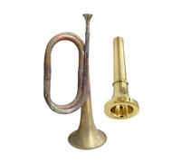 Fenteer Blowing Bugle Scouting Trumpet for Orchestra Stage Performance Beginner