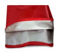 Fenteer Blue Tent Canopy Replacement Cover Shade Tarp with Protection Waterproof Double Layer for outdoor fairs patio shade campsite kitchens park festivals travel camping, Red, Red, 2 * 3m