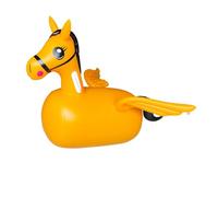 Fenteer Bouncy Horse Toy Boys Girls Easy to Use Portable Gift Fun s Jumping Animal Toys Inflatable Riding Hopping Toy for Lawn