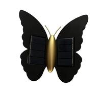 Fenteer Butterfly Light, Outdoor Wall Lamp, IP65 Waterproof, Outside Yard Lamp,Lighting for Entryway Porch Lawn Pathway, White Light