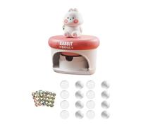 Fenteer Button Maker Pin Maker, Handmade Kit DIY Pin Button Maker Press Machine for School Communities Project Crafts, Rabbit