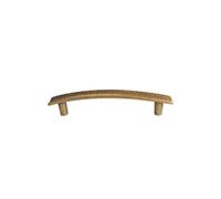 Fenteer Cabinet Drawer Handle Vintage Brass Handle Pull Knob Hardware with Distinctive Mottled Surface and Arched Profile Suitable for wardrobes cupboards, Array, Yellow Bronze, 128mm Hole Distance