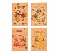 Fenteer Cartoon Mini Notebook With Charming Cartoon Patterns And Blank Pages For Writing Drawing Sketching Journaling Suitable For Students Artists Portable Use, Dream Cartoon, Cute
