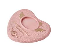 Fenteer Cat Dog Memorial Stone Gravestone Cement Tombstone Garden Keepsake Weatherproof for Shelf Decor 13.5x15.2x1.5cm Grave Marker, Pink