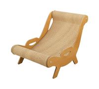 Fenteer Cat Lounge Chair Chaise Play Stylish Claw Toy Resting Sleeping Cats Scratcher Cat Scratching Lounge Sofa for Dogs Indoor Cats