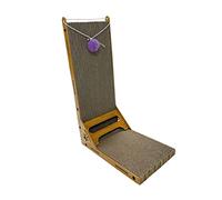 Fenteer Cat Scratcher Lounge Furniture Shelter Sofa Scratching Toy Cat Scratcher for Indoor Cats Small Medium Cats Kittens, 62.3x40x24cm Ball