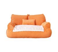 Fenteer Cat Sofa Pet Lounger with Zipper All Seasons Nest with Pillow Sofa Bed Dog Cat Couch for Kitty Cat Small Dogs All Breed, XL