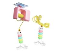 Fenteer Cat Toys for Indoor Cats Cat Teaser Exercise Automatic Movement Pet Supplies Promoting Versatile Kitten Toys Hanging, Pink
