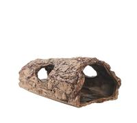 Fenteer Ceramic Reptile Shelter Cave Den with Smooth Ceramic Build and Easy Cleaning Suitable for habitats Snake terrariums Frog enclosures Gecko Tanks, Medium-Sized