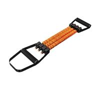 Fenteer Chest Expander Exercise Band with Handle for Men Women Muscle Training Exerciser for Home Gym Body Building Strength Training, Red