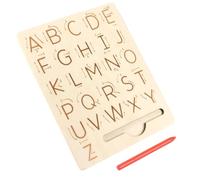 Fenteer Children Learning Board Alphabet Tracing Board Letter Board Writing Board Educational Board with Uppercase and Lowercase On Two Sides Suitable for