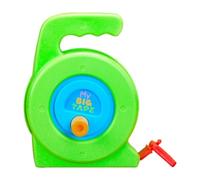 Fenteer Children Learning Tapeline Measure Tool, Pretend Play Learning Bright Color Retractable Tape Construction Toy for Kids Age 3+, 1.2m