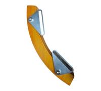 Fenteer Click Percussion Wood Block Snare Drum Rims Riser Snare Drum Accessory Easy to Install Wood Rimshots Block for Practice Stage, Yellow