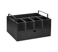 Fenteer Coffee Bar Station Organizer Countertop Organizer Tea Condiment Storage Holder Storage Rack for Desk Kitchen Cafe Hotel Home