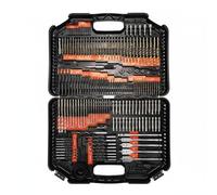 Fenteer Combination Collection Drill Driver Tool Kit Boring Tools High Carbon Steel With Portable Case Suitable for furniture assembly household repairs job site tasks