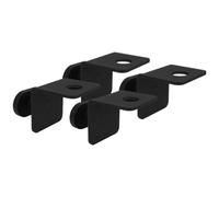 Fenteer Container Right Angle Bracket Locking Fitting Mount Plate Carbon Steel Anti Rust Stable Mount Suitable for Logistics Centers Fleet garages Building Sites Ground anchoring