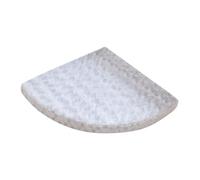 Fenteer Corner Dog Bed Pet Mat Portable Anti Slip Bottom Foam Lining Corner Mat Cat Cushion Sleeping Pad for Cat Cage Floor Dog Crate, M