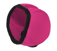 Fenteer Cover Soundproof Muffs Bath Supplies Swimming Bath Shower Ear Wrap Swim Cap for Outside Puppy Outdoor Calming Travel, L Rose Red