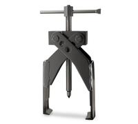 Fenteer Cross Puller Gear Puller Bearing Puller Pulley Remover with Curved Claw Arms and Threaded Center Screw in Carbon Steel for Vehicle Service Industrial Disassembly Shop Repair