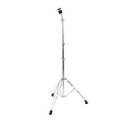 Fenteer Cymbal Stand Double Braced Metal Adjustable Knob Drum Pad Stand Mount Cymbal Arm Hi Hat Tripod Stand for Concert Stage Studio