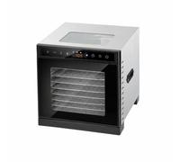 Fenteer Dehydrating Equipment Home Food With Stainless Steel Trays Simple Touch Controls Consistent Performance Transparent Window suitable for kitchen use, style to 1