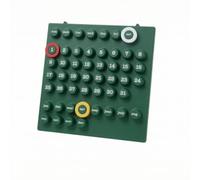 Fenteer Desktop Calendar Calendar Desk Calendar Date Display Schedule Board Reusable Manual Flip Circles Modern Minimalist Suitable for Office Desk Home Shelf Entryway Tabletop, Green