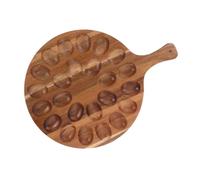 Fenteer Deviled Egg Platter Deviled Egg Carrier Ideal for Picnic and Parties Serving Platter Charcuterie Board for Restaurant Holiday