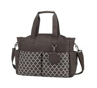 Fenteer Diaper Bag Tote for Mom with Shoulder Strap Travel Zipper Pockets Multifunctional Large Capacity Waterproof Outdoor Organizer, Brown