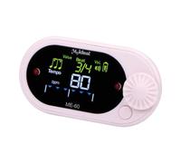 Fenteer Digital Metronome Tuner Electronic Metronome Multifunction Chromatic Tuner Tone Generator Vocal Counting for Violin Drum Bass, Pink