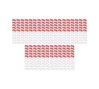 Fenteer DIY Modular RC Track Set Crash Resistant Fences Expandable Adjustable for 1/14-1/28 RC Vehicles Lightweight Accessories, 300 Pieces