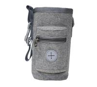Fenteer Dog Treats Training Pouch Pet Treat Bag Multifunctional Lightweight Toys Storage Puppy Training Fanny Pack for Travel Walking, Gray