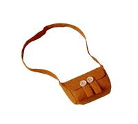 Fenteer Doll Accessory Bag Lovely Total Length :7.09inch Shoulder Bag Little Things Decorative Small Doll Backpack for 11.81'' Dolls, brown