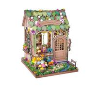 Fenteer Dollhouse Miniature Mini House Kit Educational Creativity Collection Craft for Valentine's Day Mother Festival Friend Family