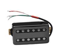 Fenteer Double Coil Neck Pickup 7.5K Neck Pickup Coil Spliting Pick-up for Six-string Electric Guitars Musical Instrument Accessories, Black
