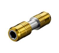 Fenteer Double Ended Screwdirver Bit Holder,Double Head Bit Holder,Sturdy,1/4 inch Hex Inner Hole Impact Driver Tool Accessory