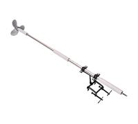 Fenteer Drill Powered Boat Propeller Outboard Motor Bracket Kayak Attachment Easy Grip Handle Fishing Boats Trolling Motor with Stand, 1.25m