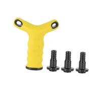 Fenteer Dumbbell Grip Handle Converts Your Dumbbells into Kettlebells Gear Gym Bodybuilding Home Strength Training Workout Equipment, Yellow