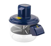 Fenteer Efficient Garlic Peeler Electric Grape Peeling Machine Kitchen Tool Fast Remover Automatic Small Fruit Peeling Tool for Tomato Cherry Automatic Peelers for Kitchen (Blue Gray)