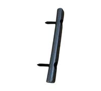 Fenteer Electric Guitar String Retainer Bar Guitar Accessories with Screw Spare Part Metal Luthier Tools Guitar String Pressing Strip, Black