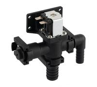 Fenteer Electromagnetic Valve Toilet Inlet Control Unit Assembly Solenoid Valve Flush Control Module Water Inlet Regulator With Secure Screw Mounting suitable, 12V
