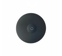Fenteer Electronic Drum Cymbal Trigger Pad Multi-Zone Rubber Construction Realistic Acoustic Simulation Responsive Area Suitable for Drummers Music Studios, 16 Inch Dual-trigger