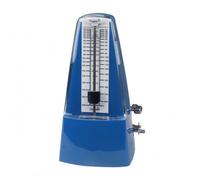 Fenteer Electronic Metronome Mechanical Metronome Tempo Beat Keeper Practice Timer With Transparent Front Manual Winding And Clear Markings Suitable for music teaching lessons, Blue