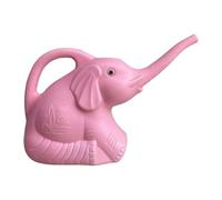 Fenteer Elephant Shaped Kids Watering Can Children Watering Pot Long Spout Small Water Can Cute 2L Plant Waterer for Kids Girls Boys for Indoor Outdoor Garden Plants, Pink