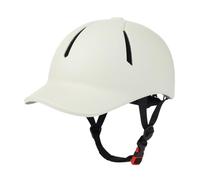 Fenteer Equestrian Helmet Baseball Cap Comfortable Ventilated Horse Riding Equipment Cycling Helmet for Club Lesson Sports Show, M Size beige