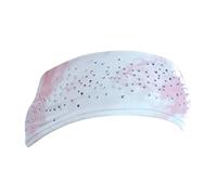 Fenteer Figure Skating Headband Workout Gear Versatile Multifunctional Warm Anti Slip Sweat Absorbing Sweatband for Gym Sports Adults, light pink