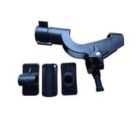 Fenteer Fishing Boat Seat Rod Holder Mount Bracket Rest With Adjustable Rotating Direction Frame Secures Rod Placement Suitable for kayak fishing small quiet bays relaxed anglers
