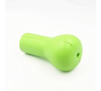 Fenteer Fishing Rod Holder Rod End Support Socket Rest With PU Shell And Soft Lined Interior Rod Butt Hold Between Casts Suitable for bank fishing shore fishing lake trips river outings , Green